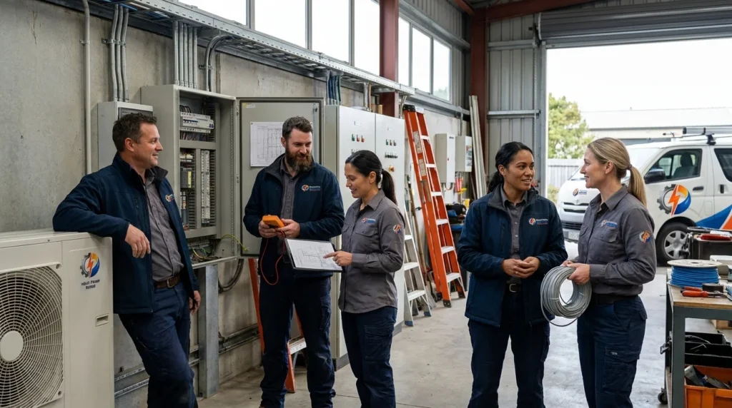 Industrial Electrical Services Kapiti - Team Composite
